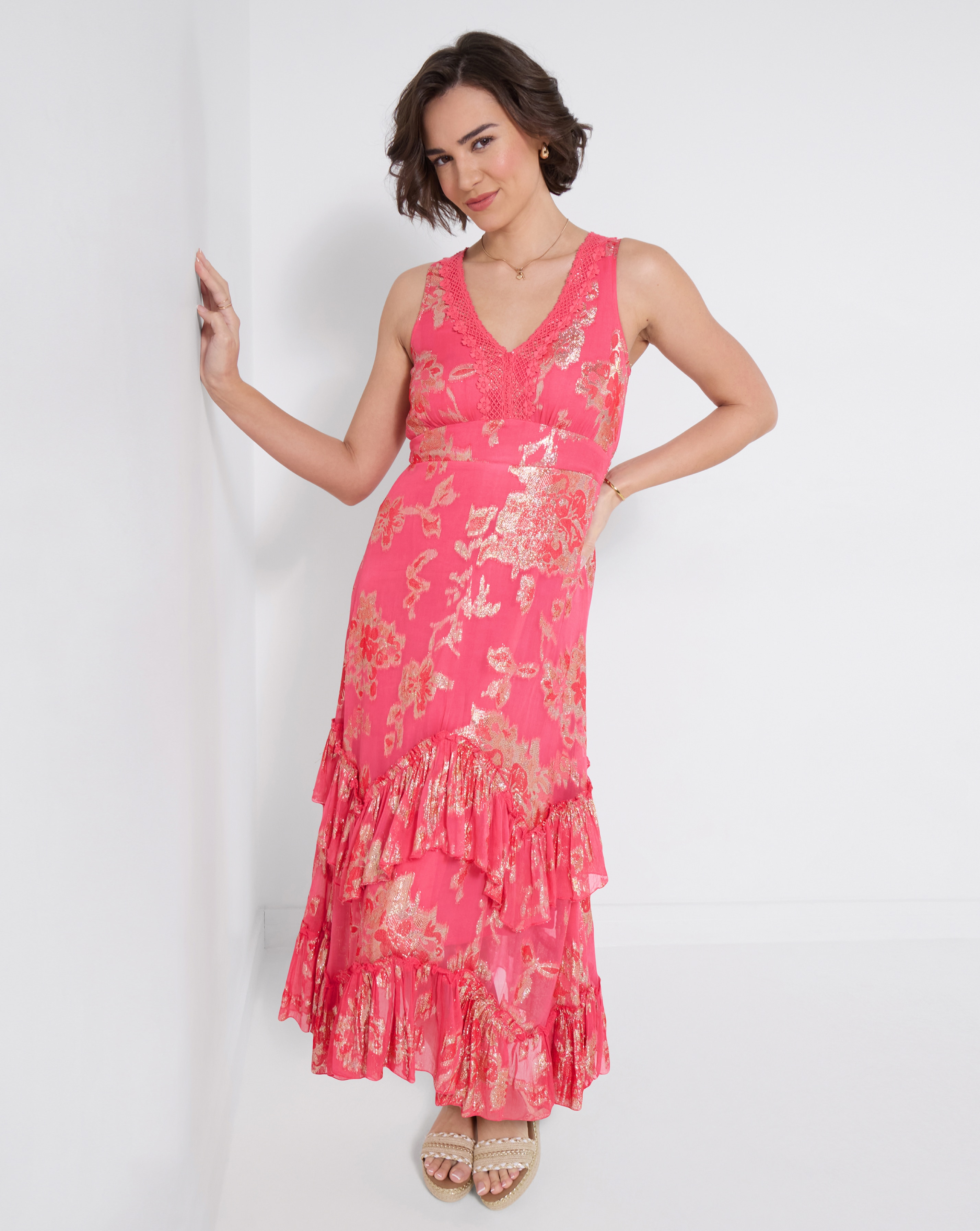 Joe Browns Juliette Jacquard Dress | JD Williams