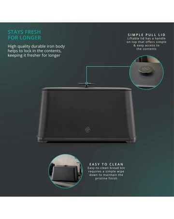 Swan Stealth Bread Bin