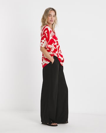 Textured Crinkle Tunic Top