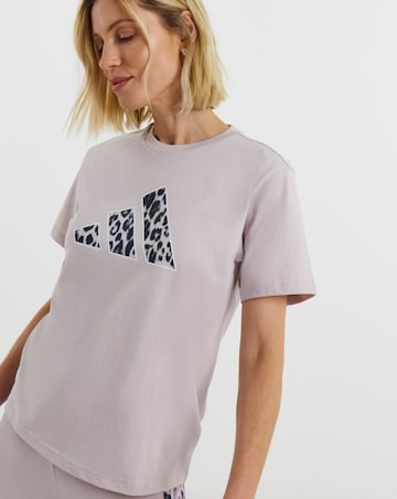Adidas Leopard Print T-Shirt