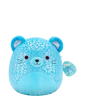 Squishmallows Medium Plush 12in - Blue Jaguar with Iridescent Spots
