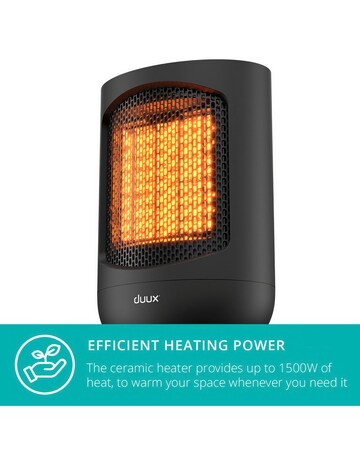 Duux Zone Heater Black