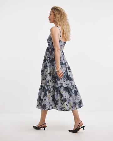 Religion Tiered Midi Dress