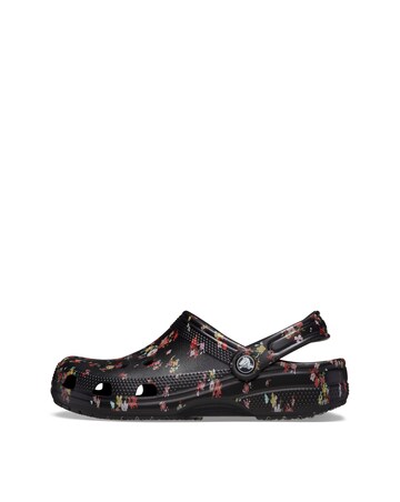 Crocs Classic Floral Print Clogs Standard Fit