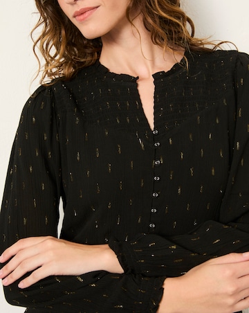 Fatface Lily Metallic Dress