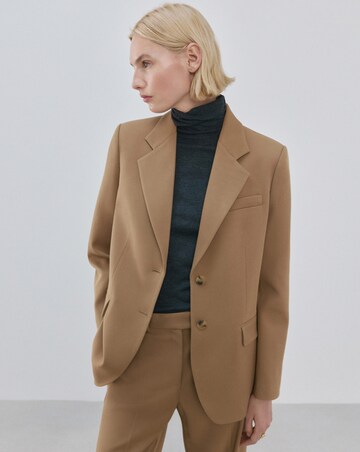Mango Straight Low-Rise Wide Leg Trouser