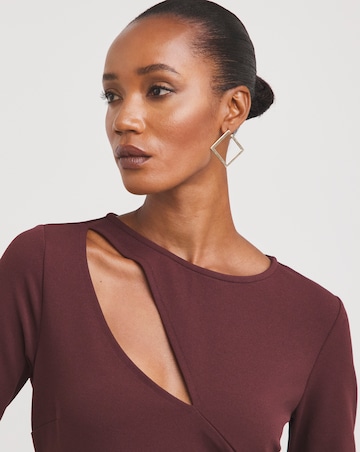 Marilyn Scuba Cut Out Dress