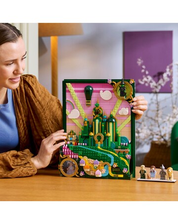 LEGO Wicked Emerald City Wall Art Aesthetic Fantasy Room Decor Gift 75685