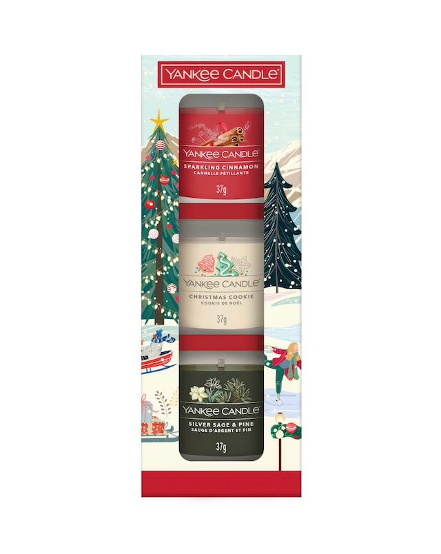 Yankee Candle Christmas Classics Giftset 3 Mini Votive