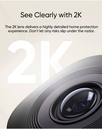 Eufy Indoor Cam C220, 360 degree Pan & Tilt 2K No Fee Camera