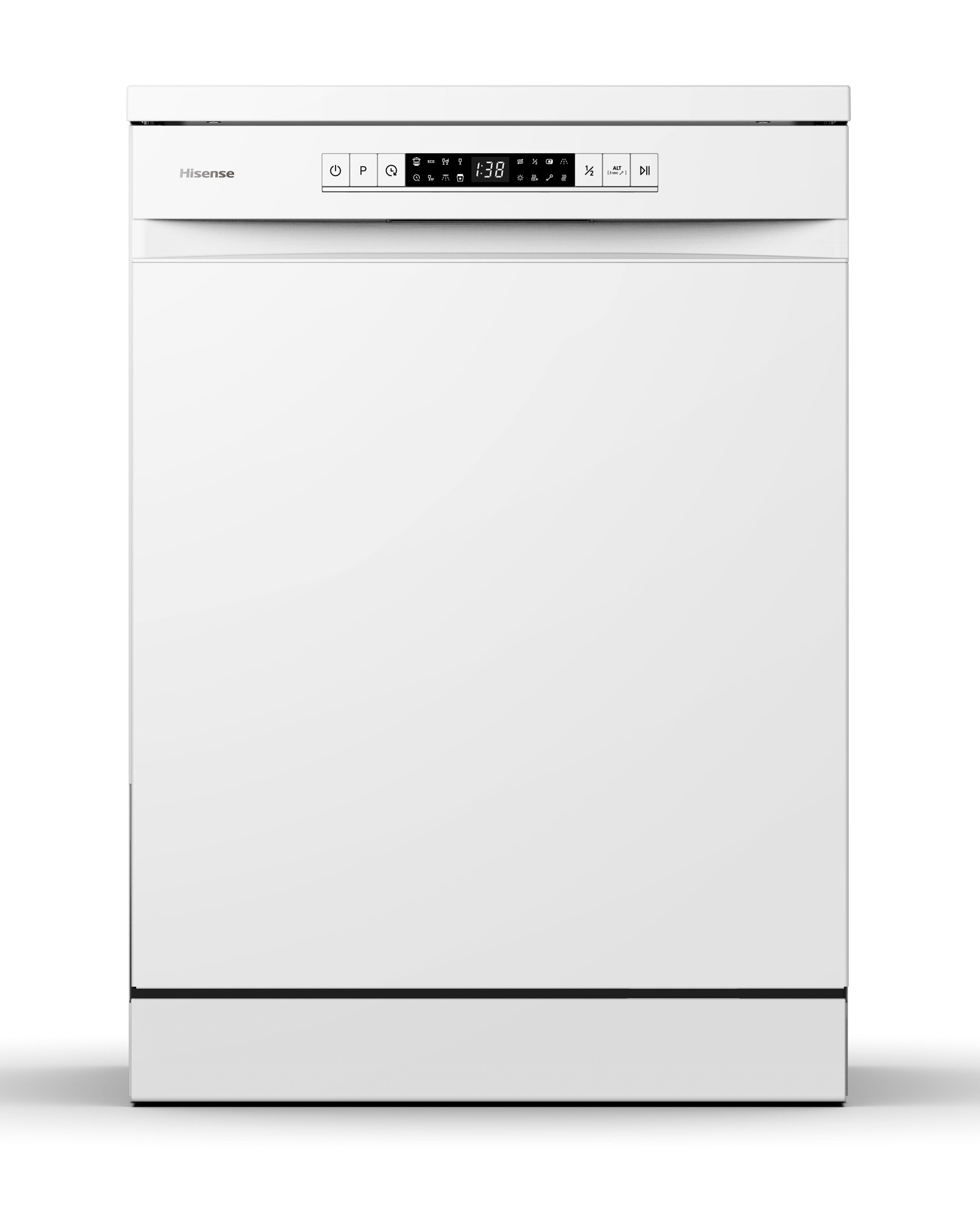 Hisense HS622E90WUK Dishwasher, E rated, 13 place setting