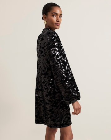 Phase Eight Sequin Velvet Shift Dress