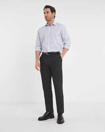 Regular Fit Plain Front Stretch Trouser