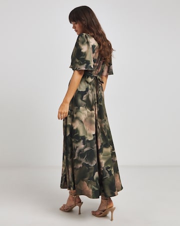 Flounce London Printed Maxi Dress