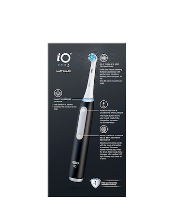 Oral-B iO3 Matt Black Electric Toothbrush