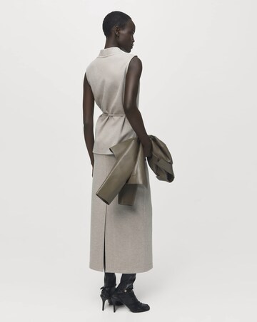 Mango Sleeveless Peplum Top