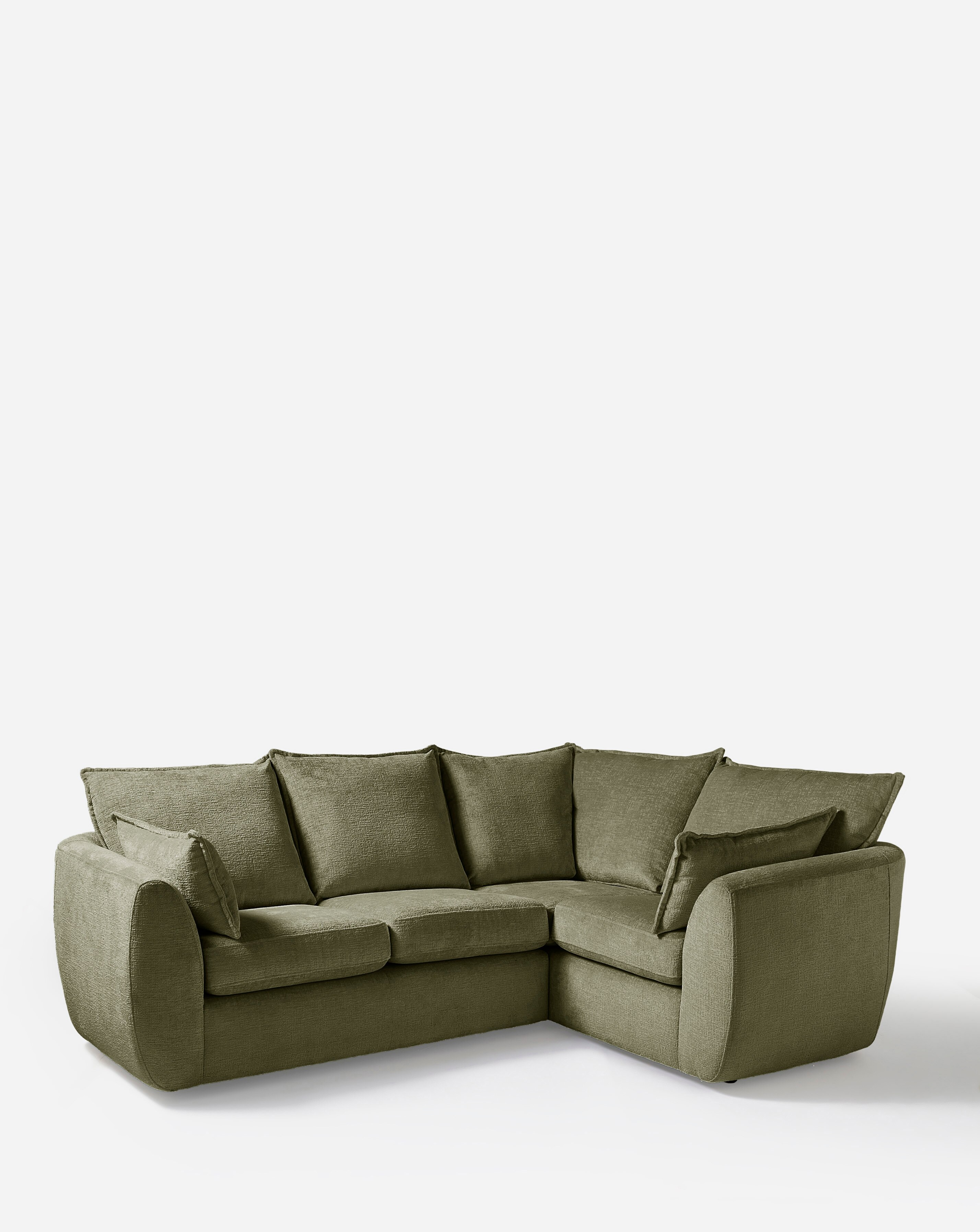 Finch Chenille Left Hand Corner Sofa | JD Williams
