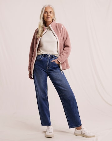 Julipa Zip Through Borg Jacket