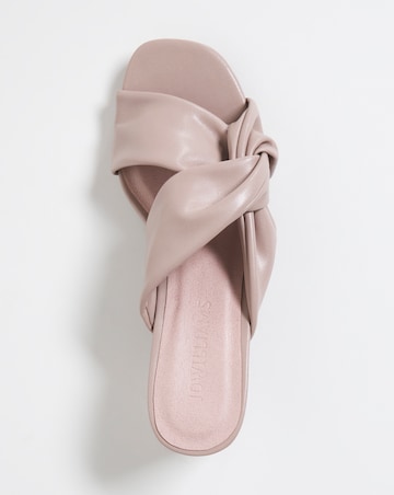 Joanna Hope Block Heel Twist Mule - Extra Wide Fit (EEE)