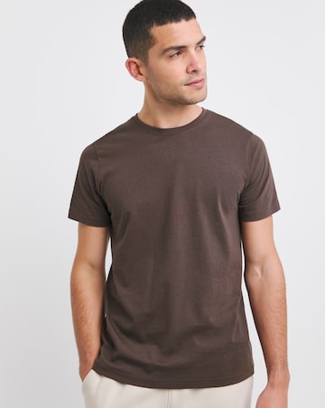 5 Pk Pure Cotton Crew T-Shirts Long