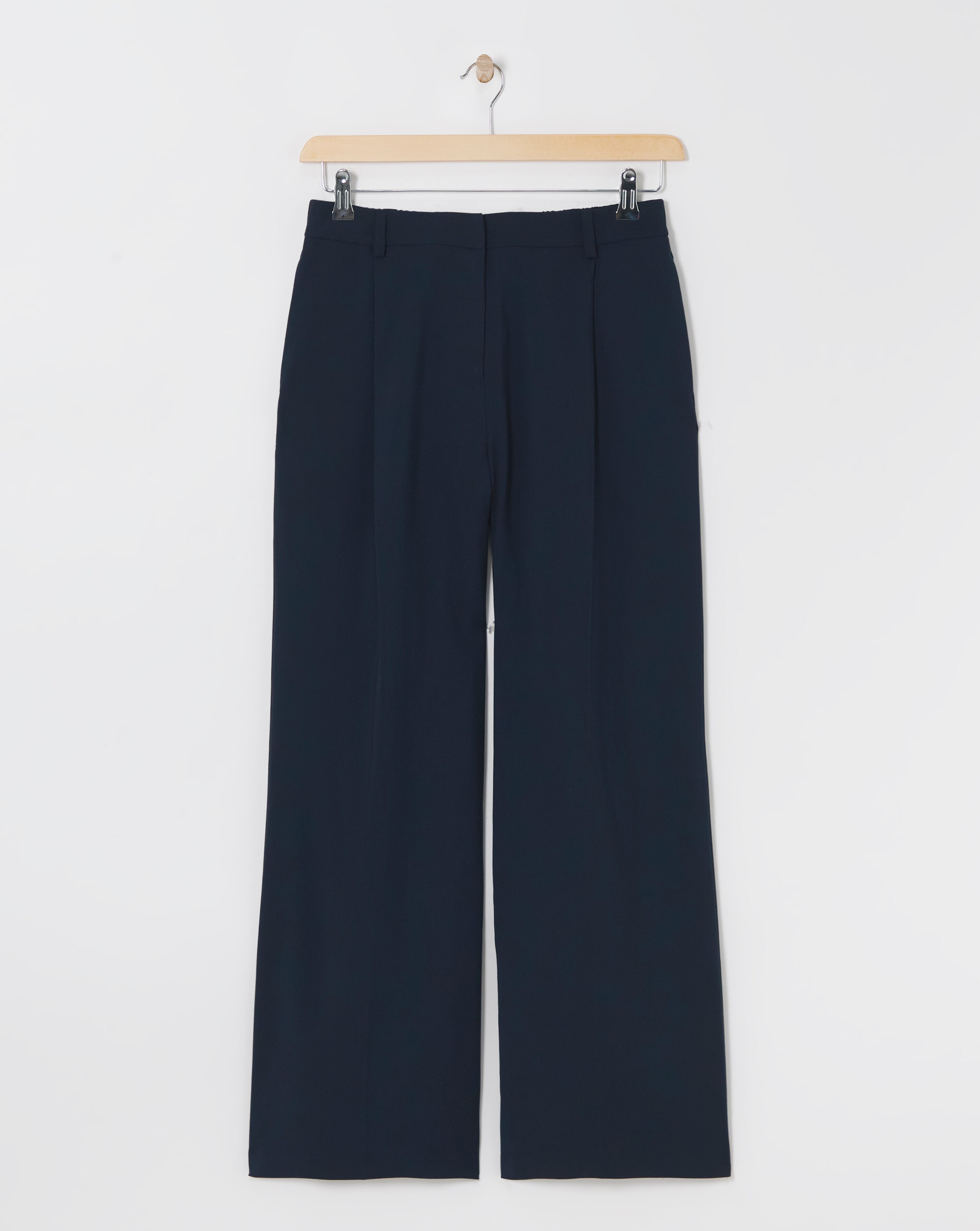 Pleated Wide Leg Trousers