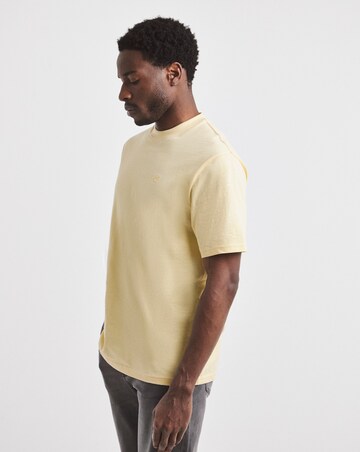 Union Embroid T-Shirt Long-Yellow
