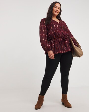 Joe Browns Foil Wrap Top Wine