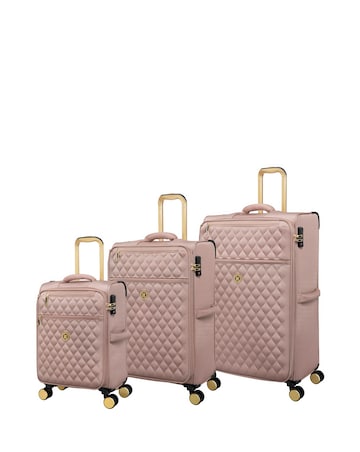 IT Luggage Glimmering 3pc Suitcase Set