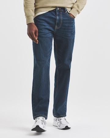 Union Straight Fit Stretch Jeans Darkwash