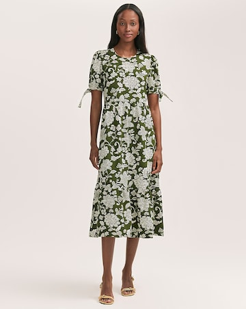 Finery London Tie Sleeve Dress