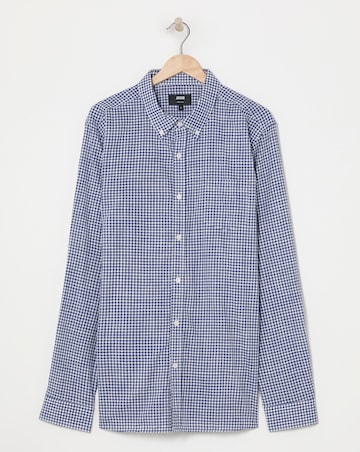 Long Sleeve Gingham Shirt