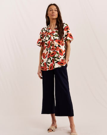 Julipa Printed V-Neck Blouse