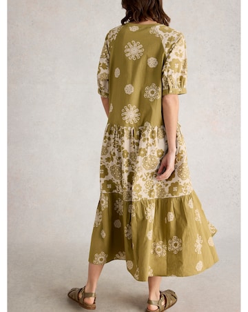 White Stuff Eva Mixed Print Dress