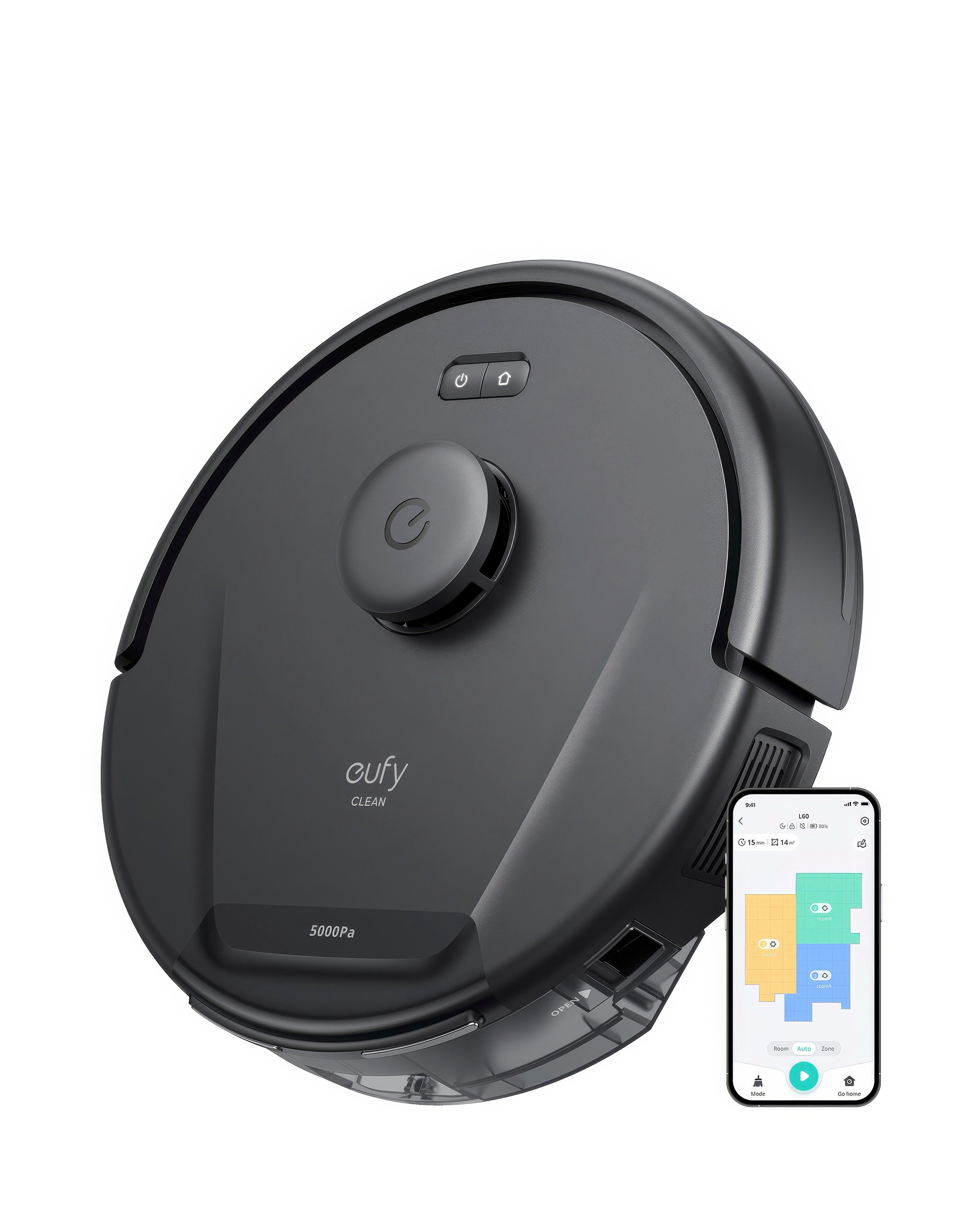 Image 8 of eufy L60 Hybrid Robot Vacuum and Mop with Hair Detangling Technology
