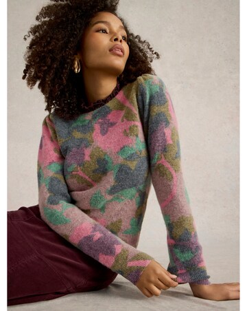 White Stuff Jodie Printed Floral Jumper