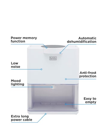 Black & Decker 3.2L Smart Dehumidifier & Air Purifier