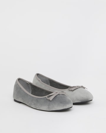 Moxie Soft Ballerina Slippers - Wide Fit (E)