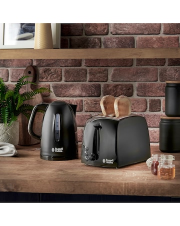 Russell Hobbs 21641 Textures 2 Slice Black Toaster