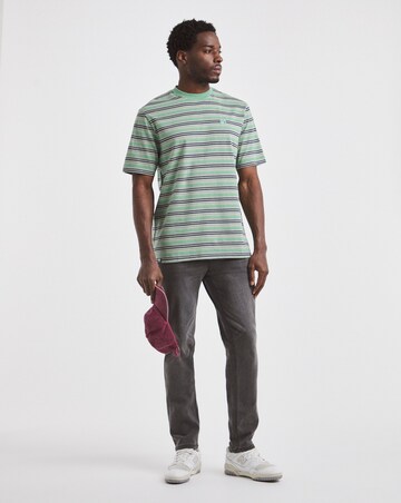 Union Relaxed Fit Marl Yarn Dye Stripe T-Shirt Long