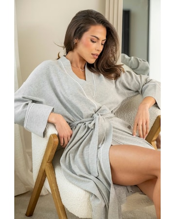 Pour Moi Love To Lounge Waffle Gown Grey