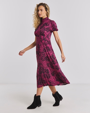 Joe Browns Lovely Lace Print Jersey Dress
