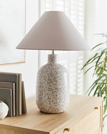 Mae Floral Ceramic Lamp