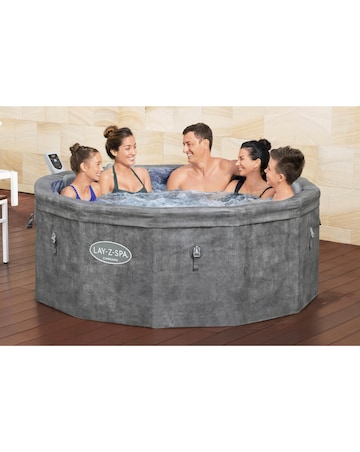 Lay-Z Spa Carrara Airjet 6 - Grey Stone