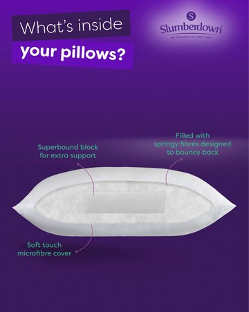 Slumberdown Super Support Cosy Nights 4 Pack Pillows