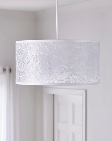 Metal Leaf Pattern Pendant Shade 40cm