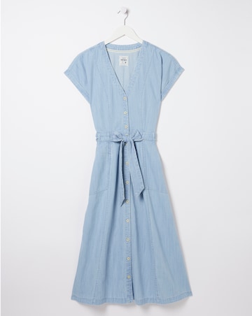 FatFace Odette Denim Midi Dress