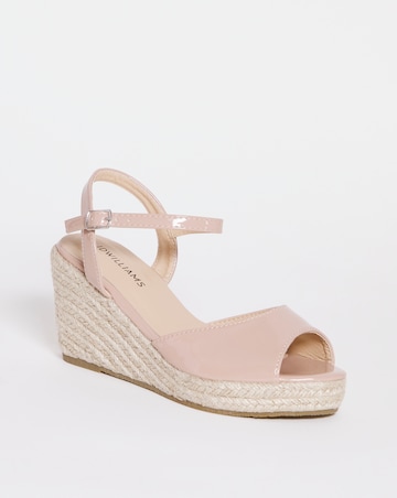 Peep Toe Espadrille - Extra Wide Fit (EEE)