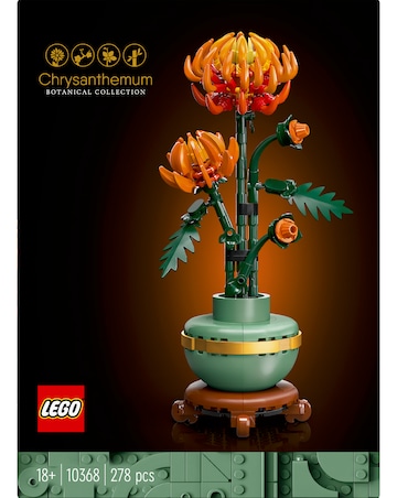 LEGO Icons Chrysanthemum Flower Decor Building Set 10368