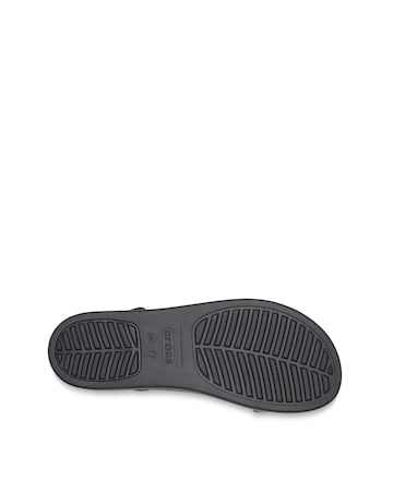 Crocs Black Brooklyn Low Wedge Sandals