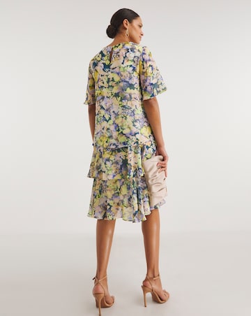 Joanna Hope Printed Tiered Dress